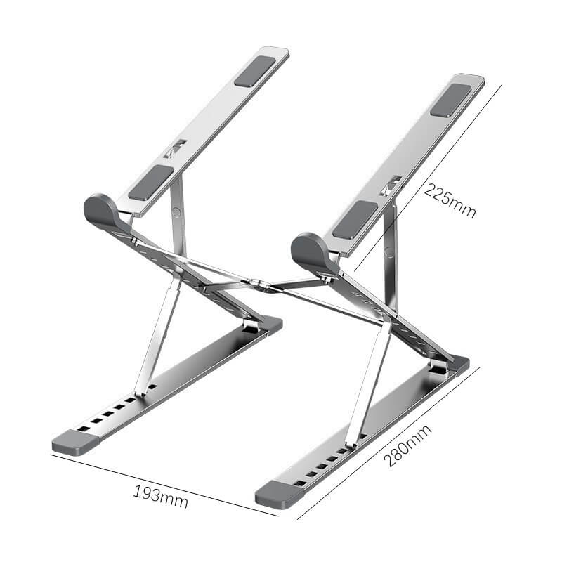 SAIJI Foldable All Aluminum Alloy Notebook Laptop Holder N8