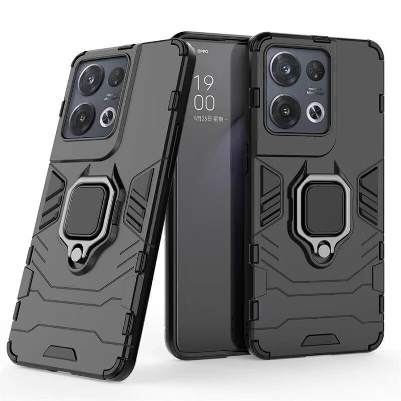 Samsung Galaxy A01 2020 Armor Double Layer Ring Magnetic Kickstand Case