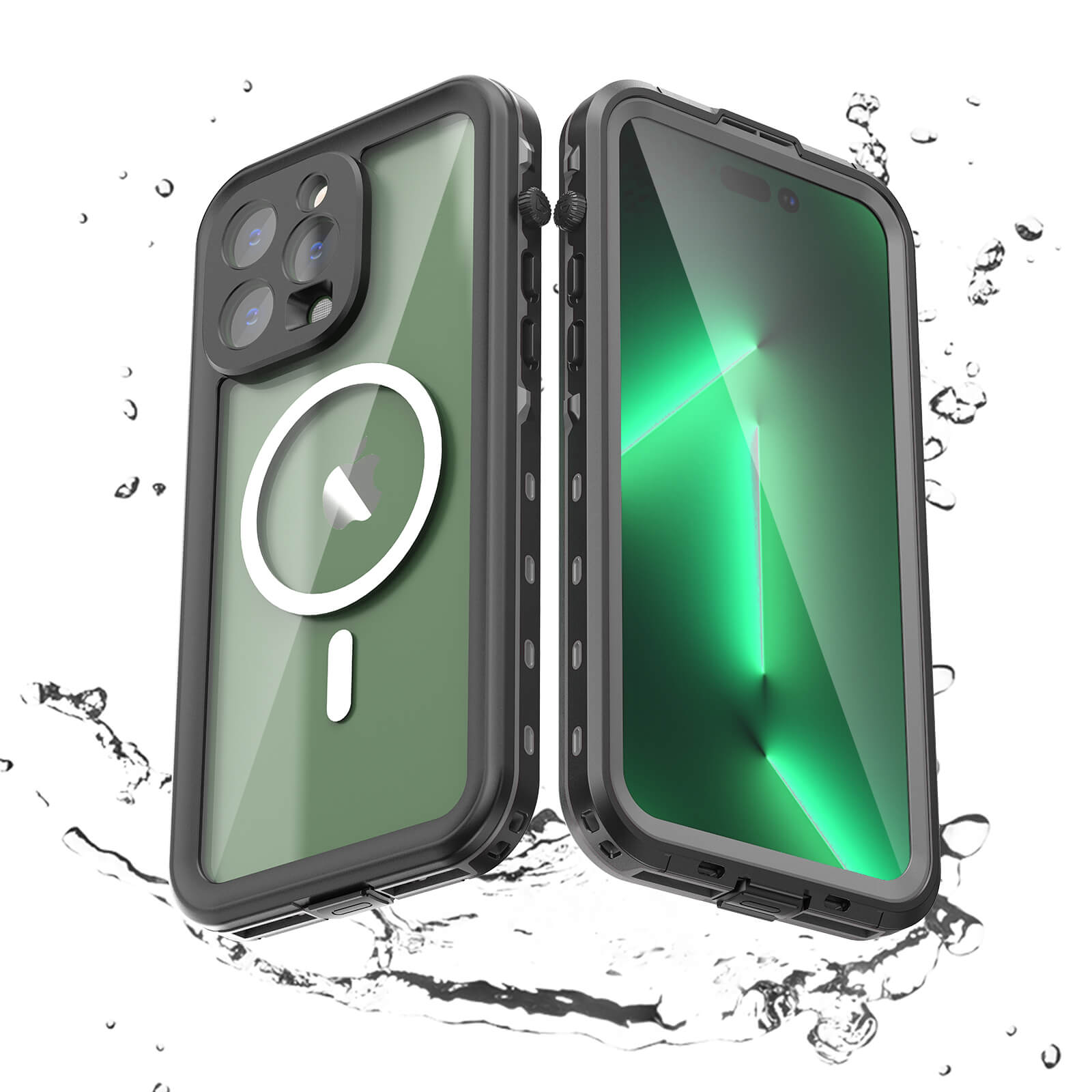 iPhone 15Plus Redpepper IP68 Waterproof Anti-Fall 2M Submersion Magsafe Ultimate Protection Case