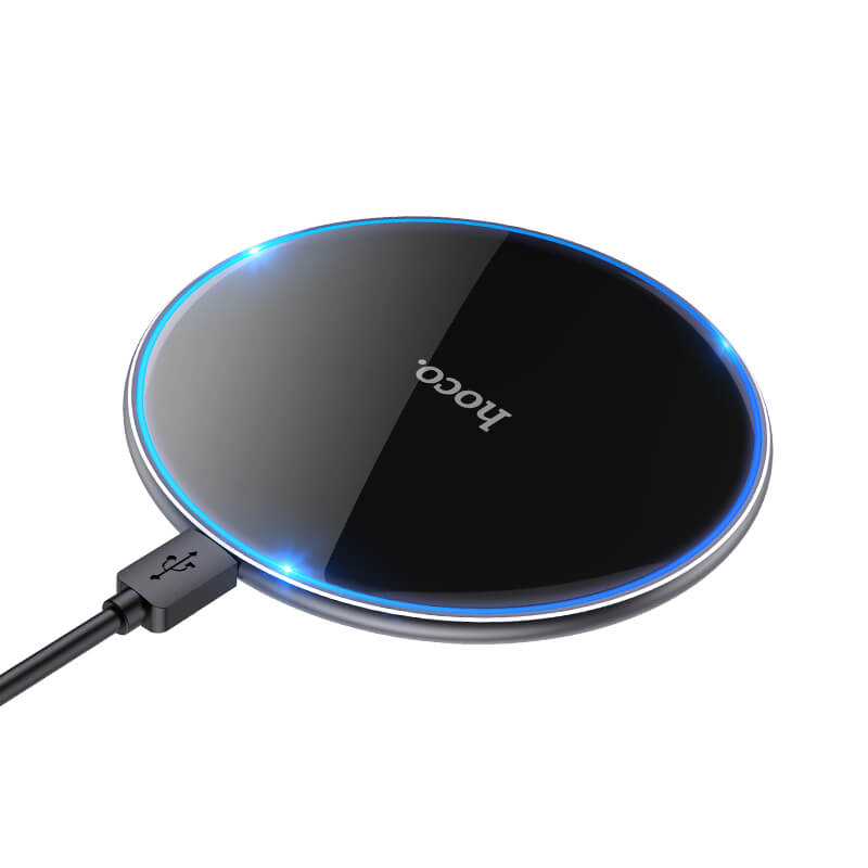 hoco 15W Ultra-Slim Wireless Fast Charger with LED Light CW6 Pro