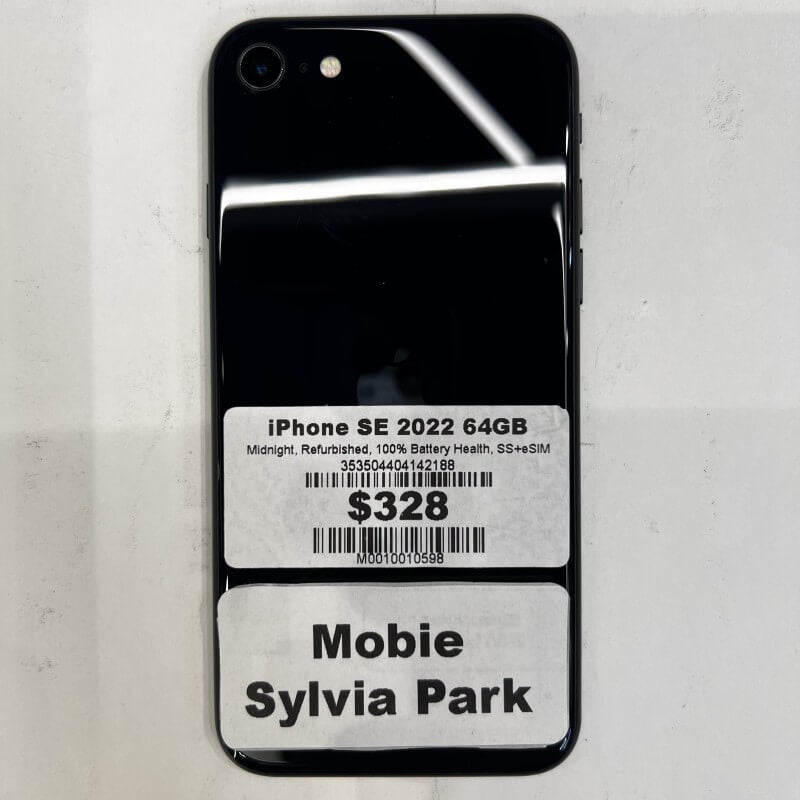 iPhone SE 2022 64G 100% Battery Health Refurbished