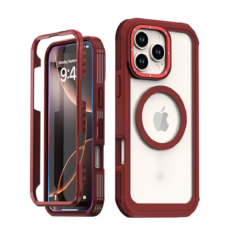 iPhone 16 Pro Max Double Layer Military Grade Protection Magsafe Phone Case