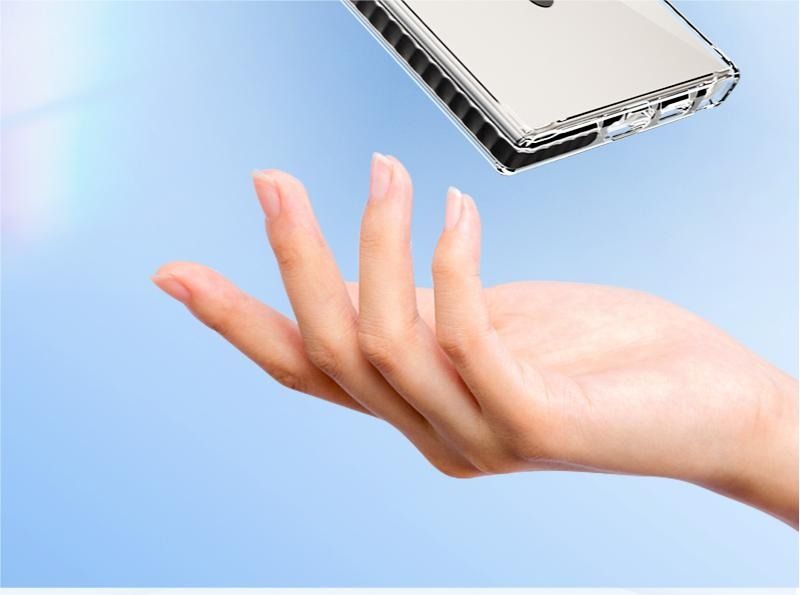 Samsung Galaxy S25 Plus Transparent Airbag Shockproof MagSafe Phone Case Rose Gold