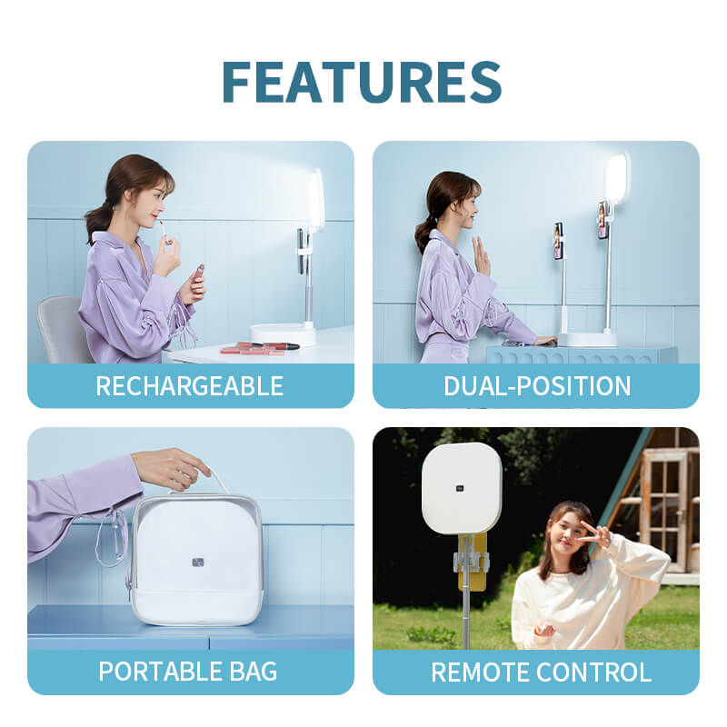 Mobie Multi-function All-in-One Fill Light Photography Holder Box V8