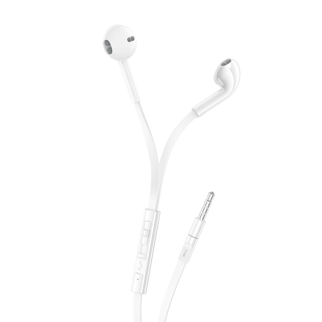 Mobie 3.5mm Semi-in-ear Music Flat Cable Wired Headphone EP68