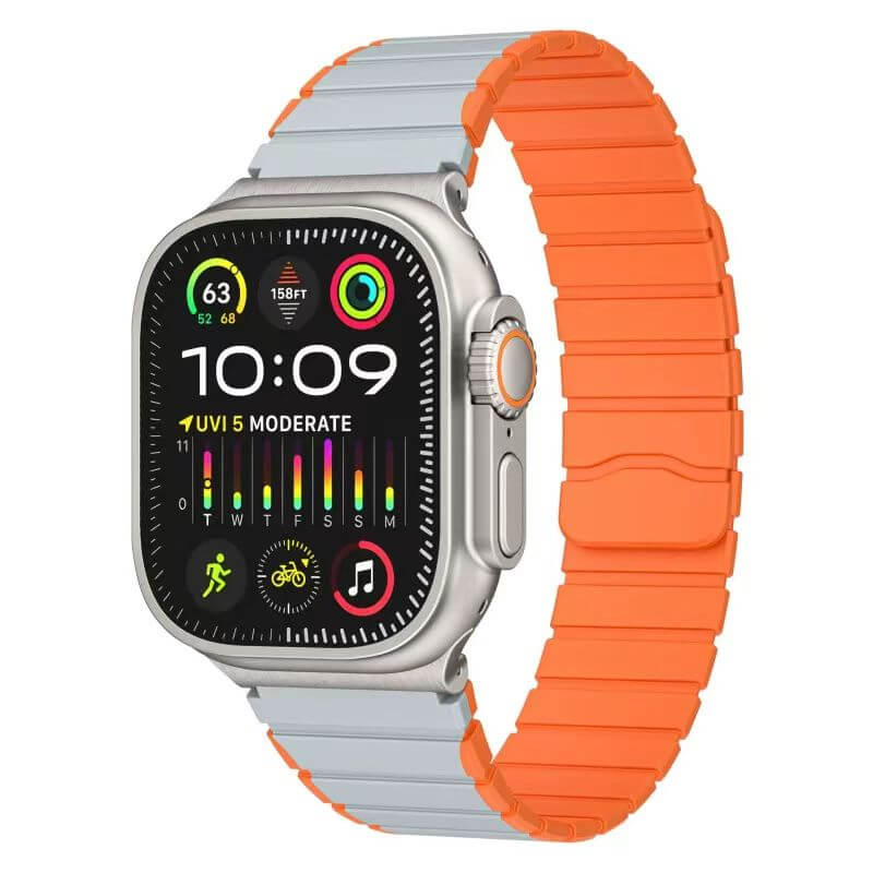 Mobie Neonova Series Magnetic Closure Silicone Watch Band 22mm