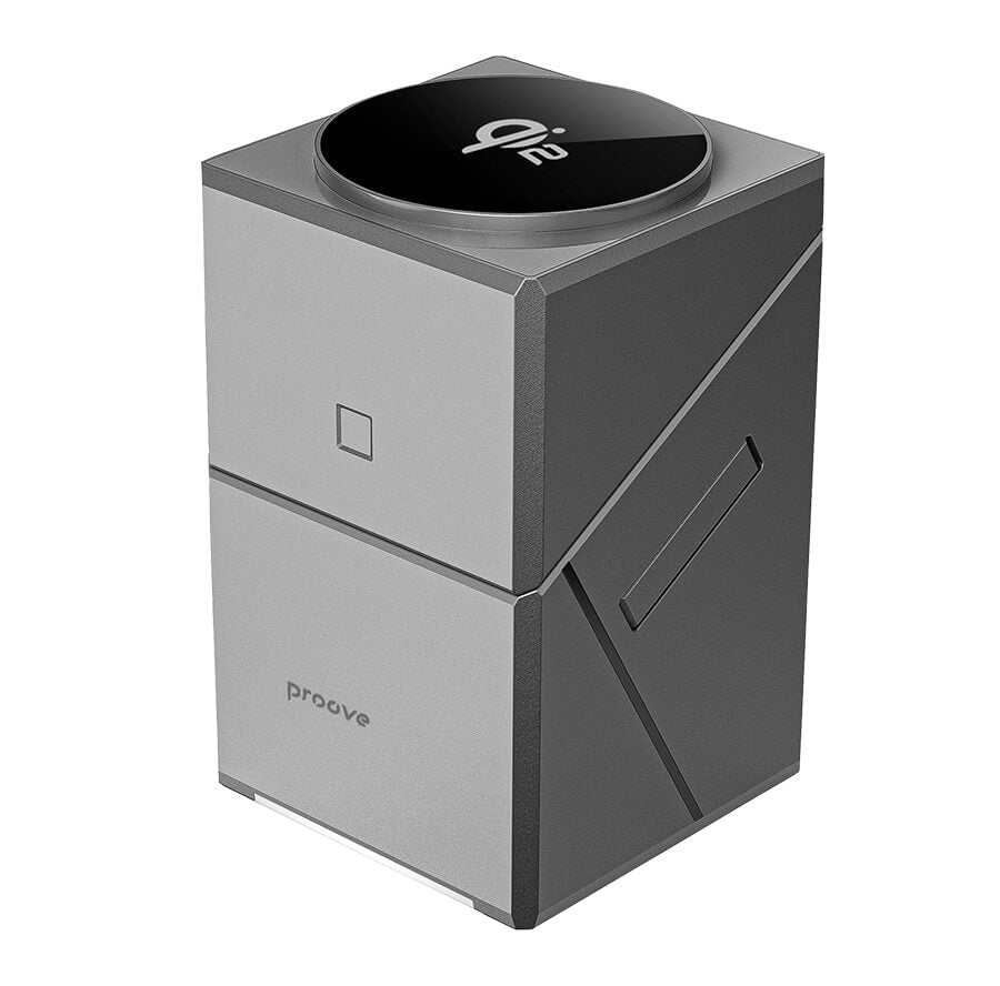 Proove Qi2 3 in 1 Automatic Rotating 15W Fast Wireless Charging Station