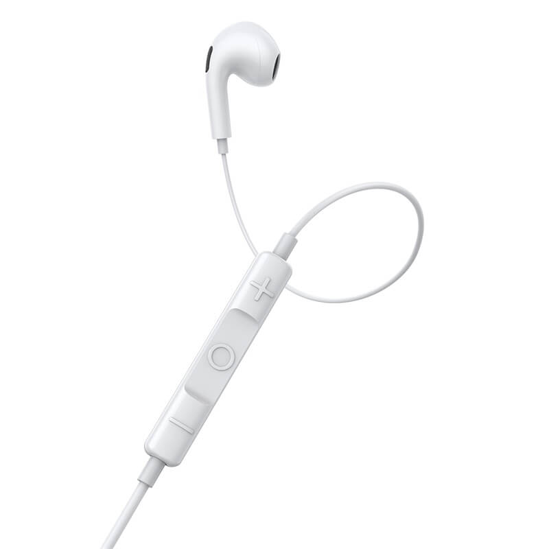 Baseus Encok 3.5mm Lateral In-ear Wired Earphone White H17