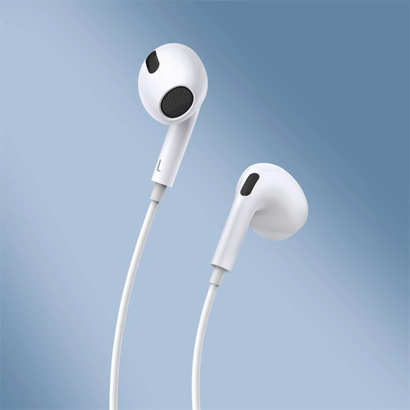 Baseus Encok 3.5mm Lateral In-ear Wired Earphone White H17