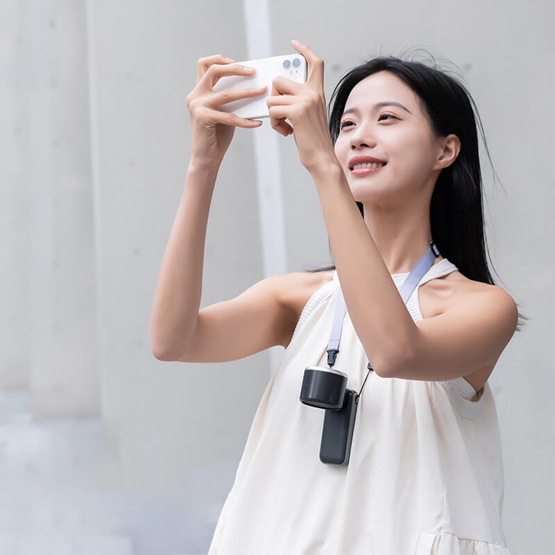 Mobie 180° Adjustable Handheld Fan with 5 Speed & 4000mAh Battery H03