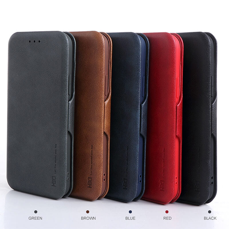 iPhone 12 Mini Leather Full Protection Built-in Card Slot Wallet Case