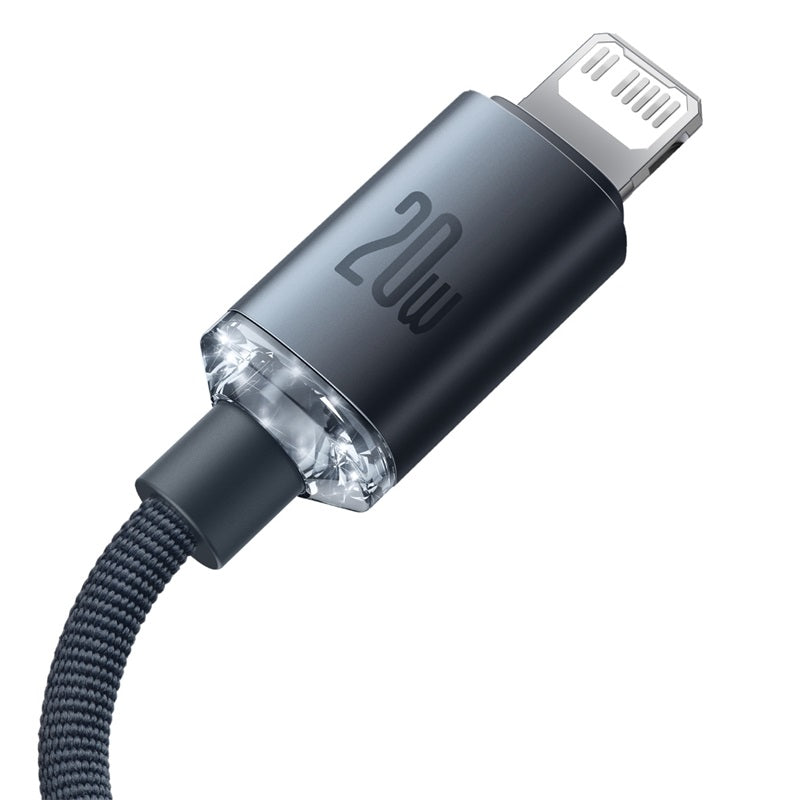 Baseus Crystal Shine Series Fast Charging Data Cable Type-C to iP 20W 2m