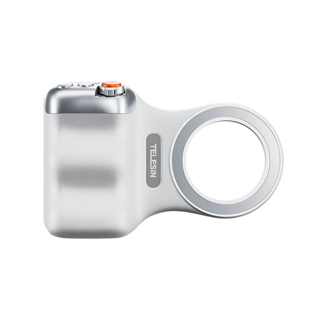 Telesin Fun Shot Magnetic Phone Camera Grip + C03 Magnetic Selfie Light