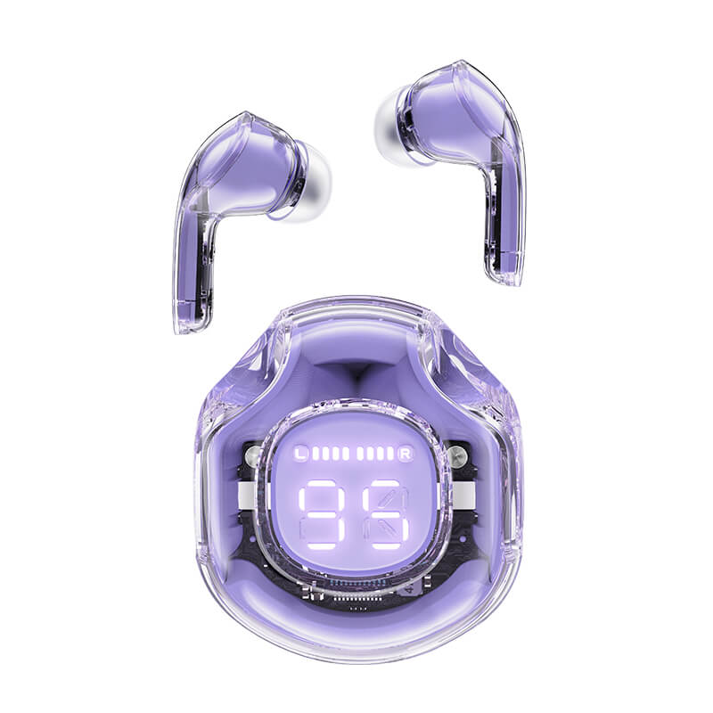 Acefast Crystal Color Wireless Bluetooth Earbuds Noise Canceling T8