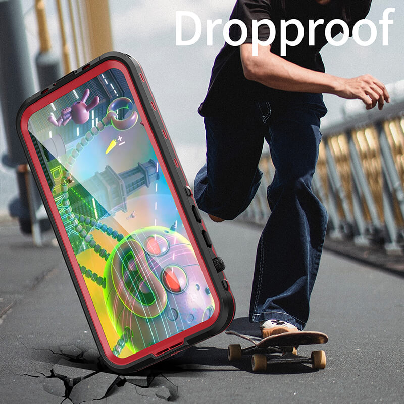 iPhone 14Pro Max Redpepper IP68 Waterproof Shell Phone Case