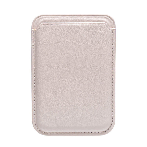 Mobie Back Stick Leather Magsafe Wallet Card Bag Holder