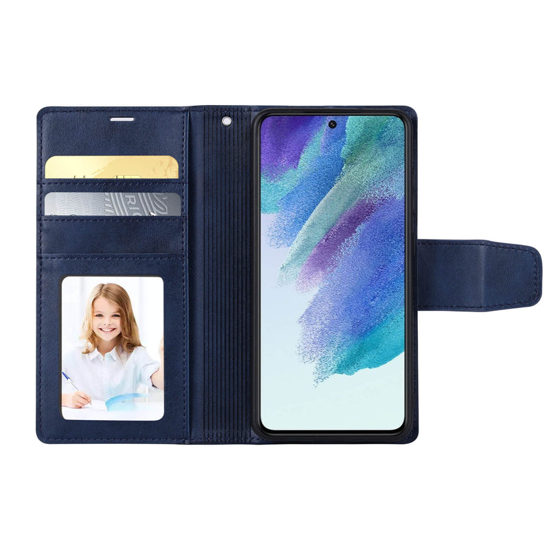 Samsung Galaxy S10 Plus 2019 Hanman Miro Leather 2-in-1 Wallet Case with Magnetic Back