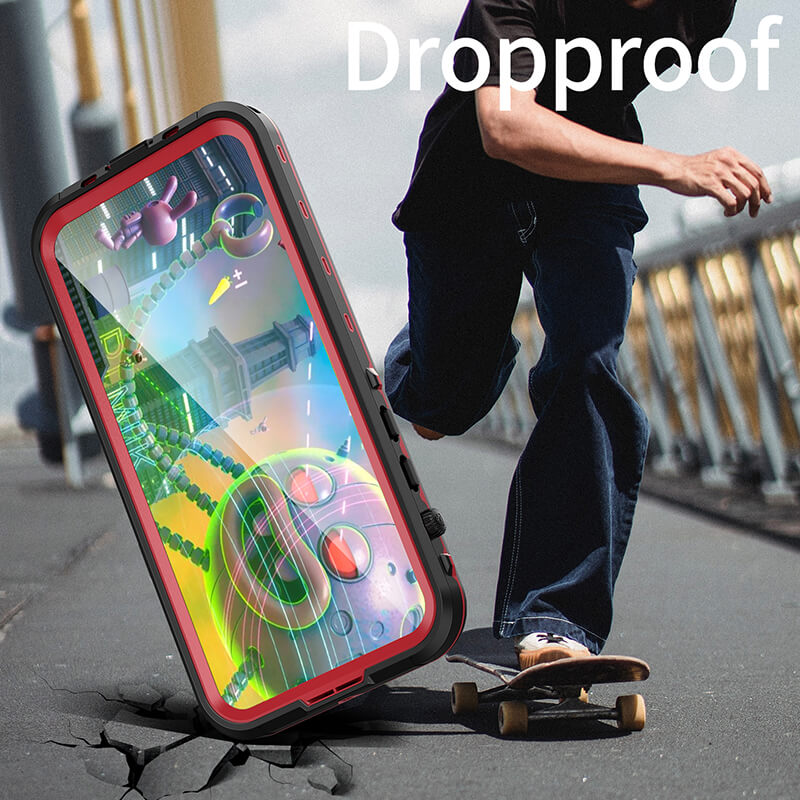 iPhone 14Pro Redpepper IP68 Waterproof Shell Phone Case