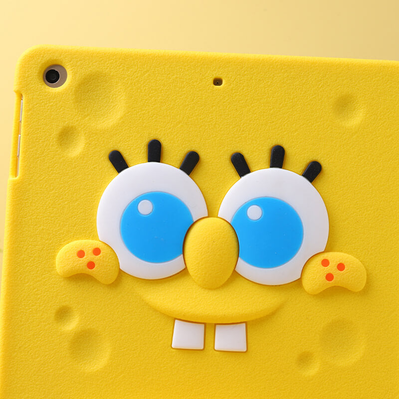 iPad Air 1th 9.7 2013  Q Uncle Spongebob Silicone iPad Case