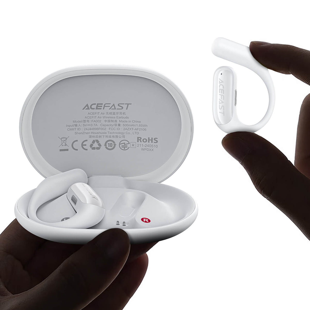 Acefast Open Ear Call Noise Reduction 6H Playtime IP54 Wireless Earphones FA002
