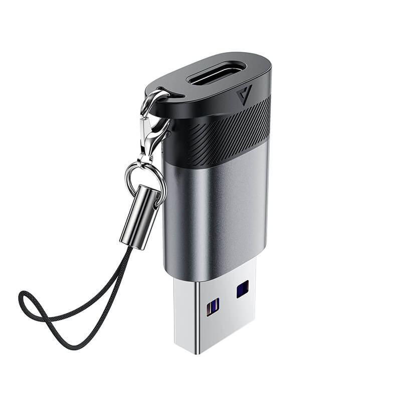 Acefast Type-C to USB-A Adapter 10Gbps Data Sync and 27W Charging Support J8