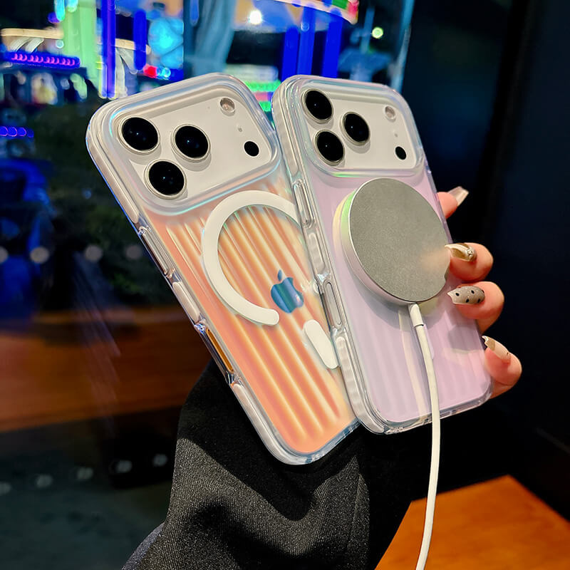 iPhone 17 Pro Corrugated Glitter Series Phone Case