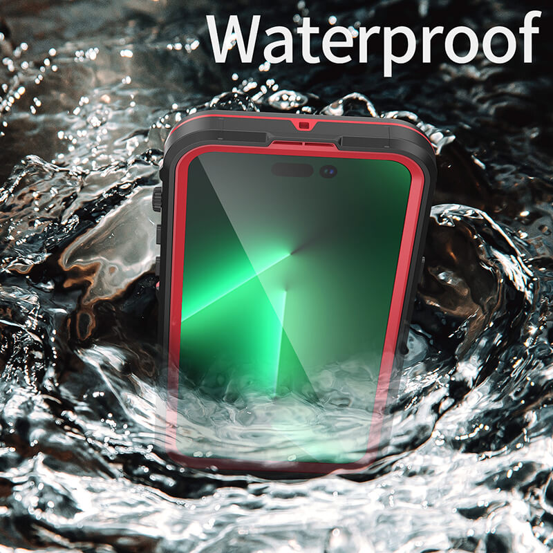 iPhone 14Pro Redpepper IP68 Waterproof Shell Phone Case