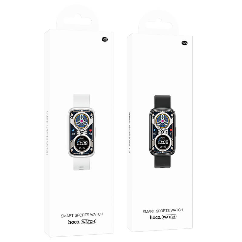 hoco Sports Waterproof Multipile Language Bluetooth 5.3 Smart Watch Y25