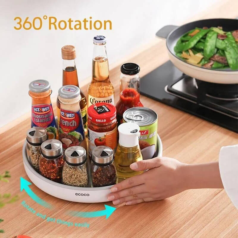 Mobie Multifunctional 360° Rotating Organizer Turntable 30cm E2022