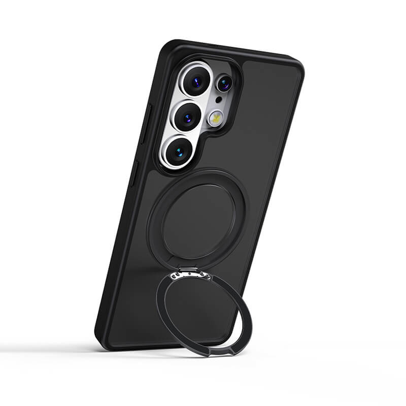 Samsung Galaxy S26 Ultra 2026 360° Rotating Ring Stand Magsafe Phone Case