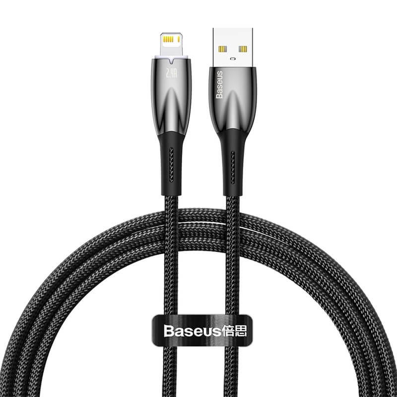 Baseus Glimmer Series Fast Charging Data Cable USB to iP 2.4A 1m