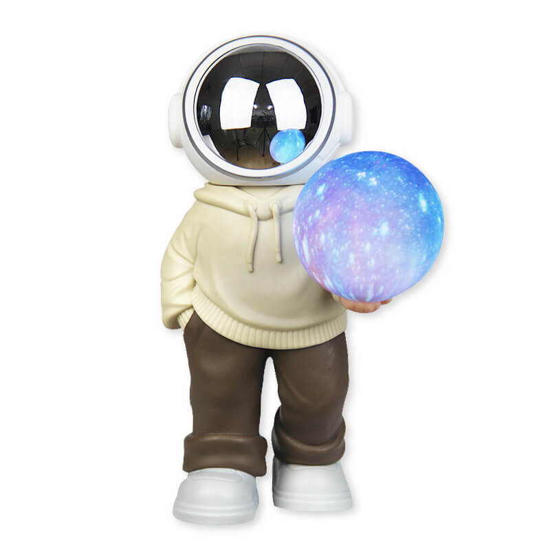 Mobie Compact Multifunctional Astronaut Ornament Bluetooth Speaker Night Light YM-121