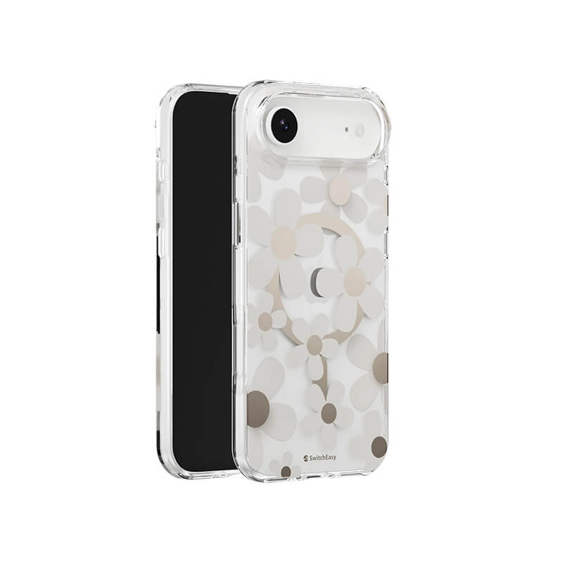 iPhone 17 Air Fleur 3D Patterned Series Shockproof MagSafe Phone Case