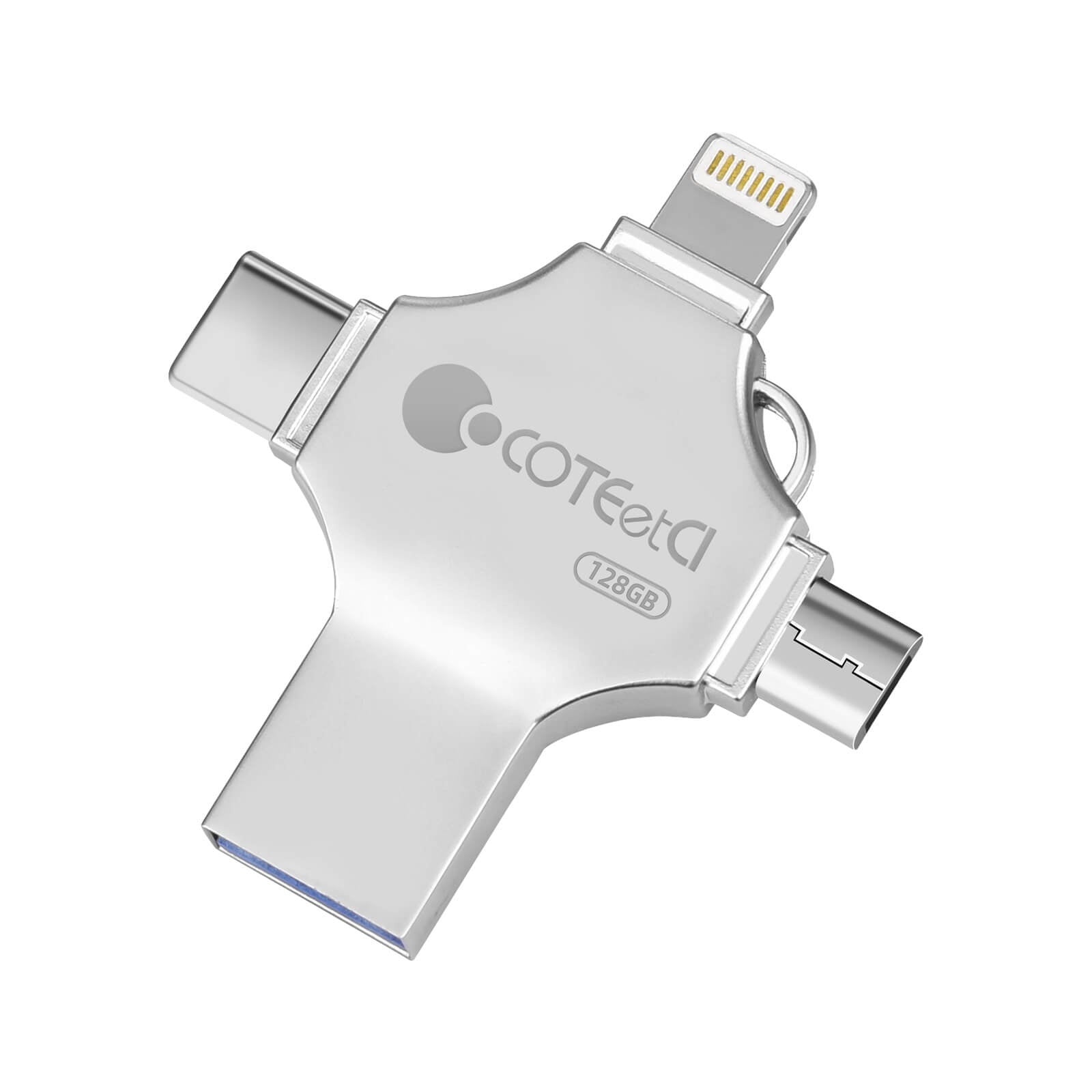 Coteci 128GB/64GB/32GB 4 Interface High Speed Flash Drive U-70