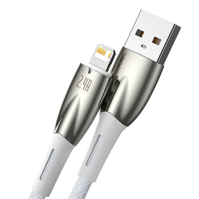 Baseus Glimmer Series Fast Charging Data Cable USB to iP 2.4A 1m