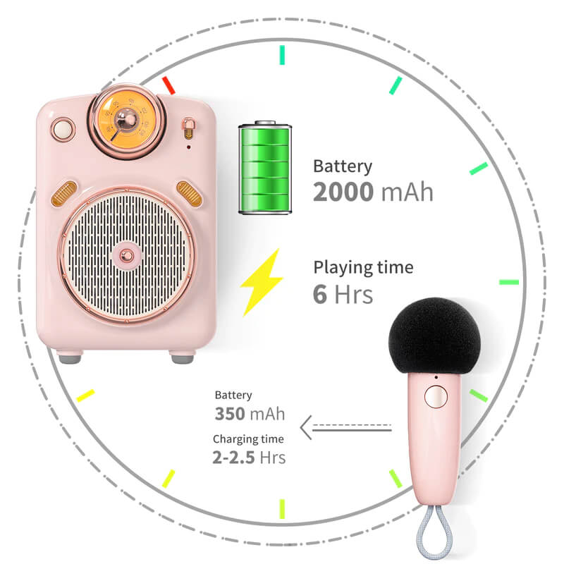 Divoom Fairy-OK Retro Mini Karaoke Speaker