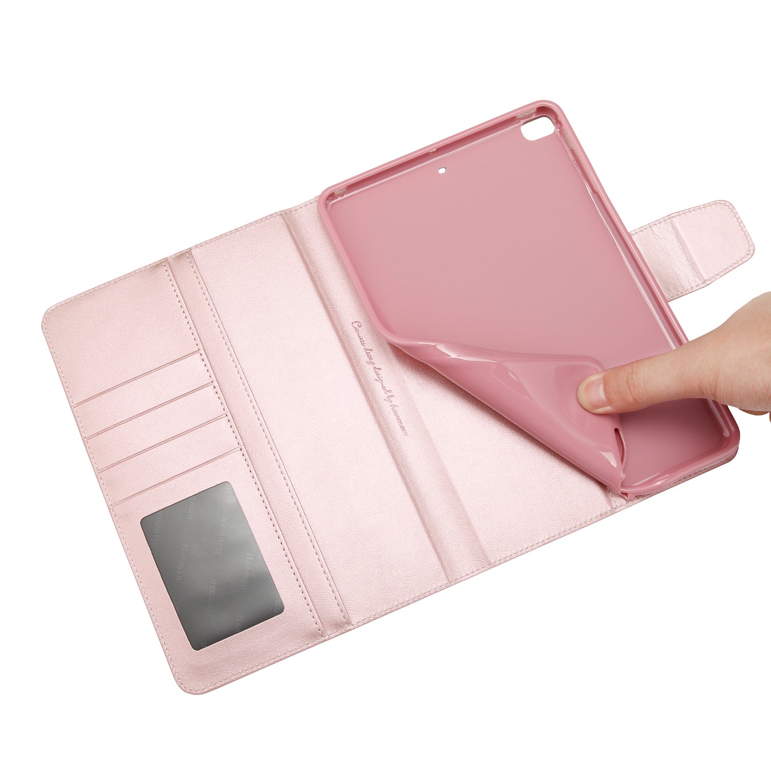 iPad Mini 3th 7.9 2014 Luxury Hanman Leather Wallet Flip Case Cover