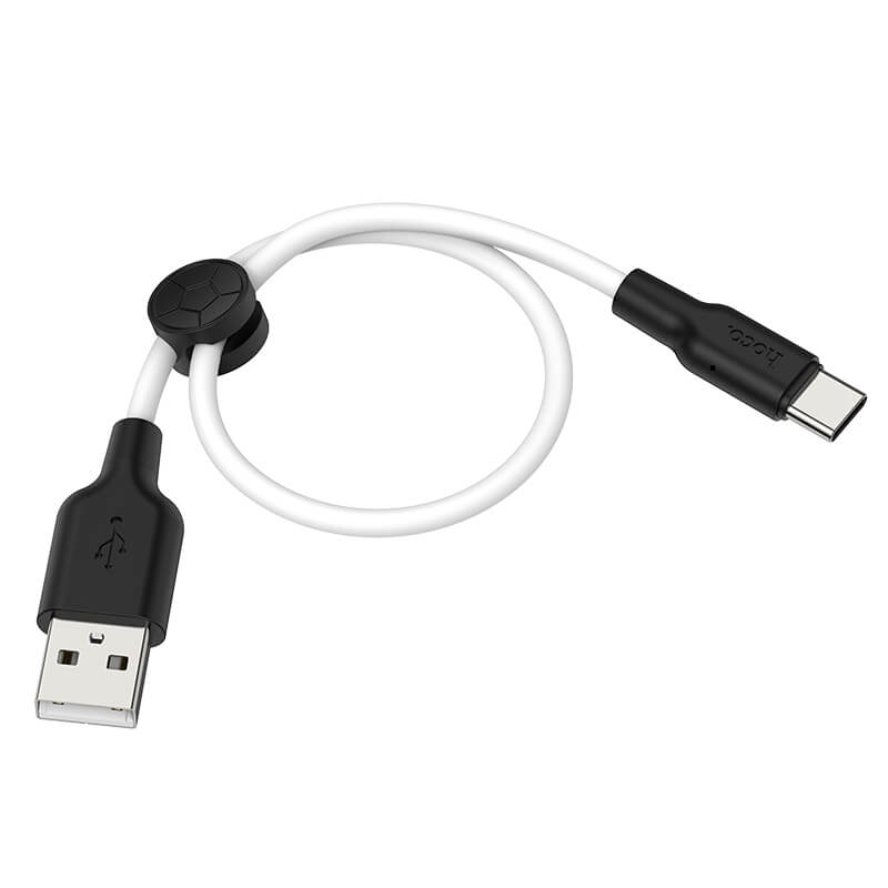 hoco. Silicone USB-A to Type-C Charging Data Cable 0.25m X21 Plus