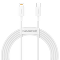 Baseus Superior Series Fast Charging Data Cable USB to iP 2.4A 2m White