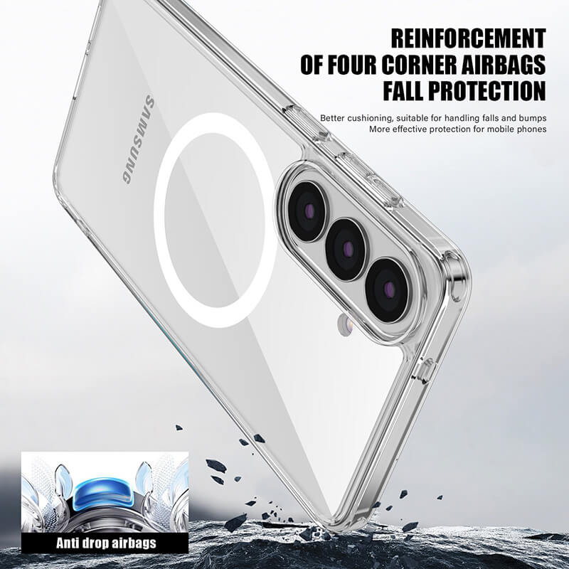 Samsung Galaxy S26 Ultra 2026 Aurora Series Crystal Magsafe Phone Case Clear