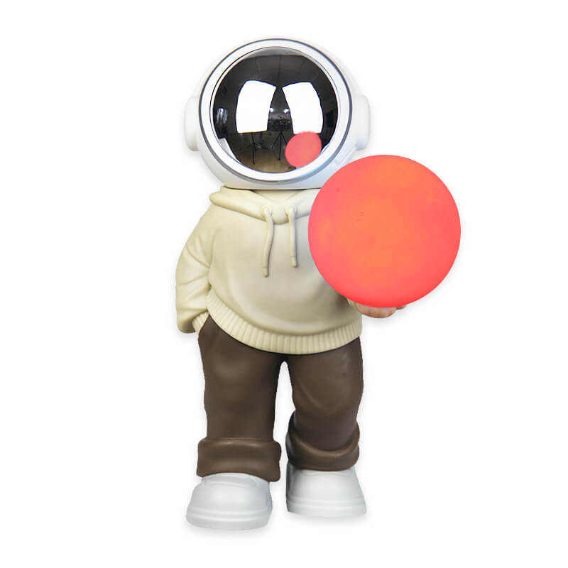 Mobie Compact Multifunctional Astronaut Ornament Bluetooth Speaker Night Light YM-121