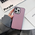 iPhone 15 Invisible Lens Holder Ultra-thin Matte Phone Case