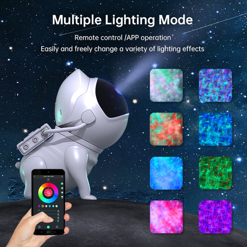Mobie Space Dog Galaxy Projector with 360° Adjustable TKG06