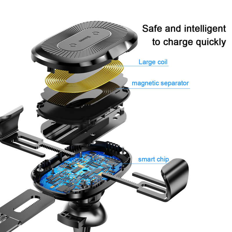 Baseus Gravity 10W Wireless Charging Vent Car Mount WXYL-01