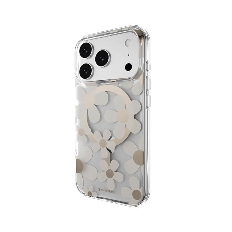 iPhone 17 Pro Fleur 3D Patterned Series Shockproof MagSafe Phone Case