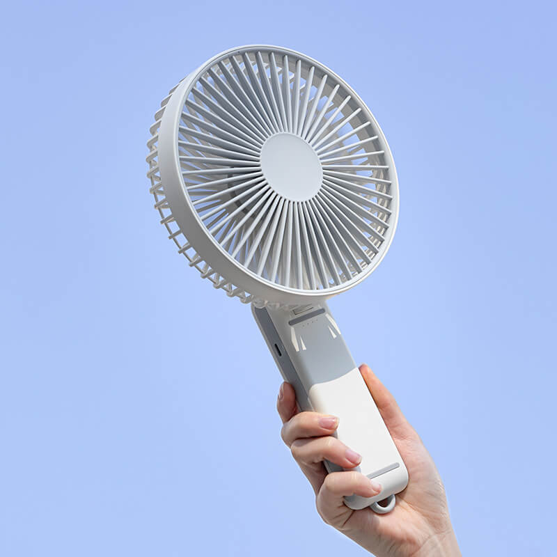Mobie 180° Adjustable Handheld Desktop 16cm Large Fan with Hanging Hole F07