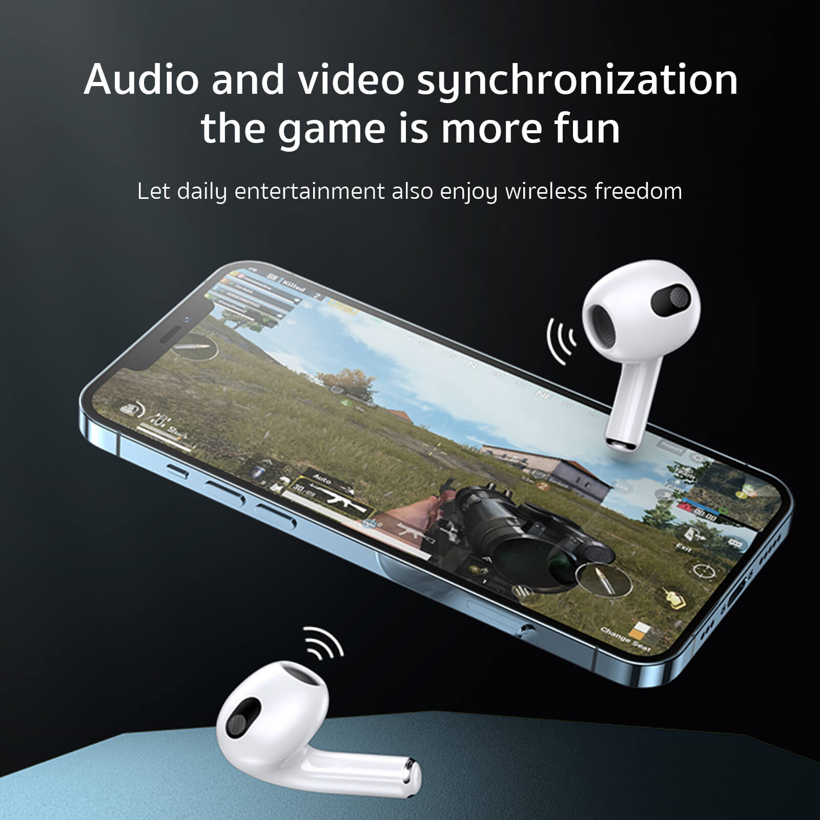 Mobie Coteci Semi-In-Ear Wireless Earbuds 71001