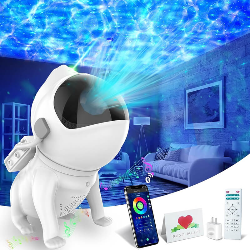 Mobie Space Dog Galaxy Projector with 360° Adjustable TKG06