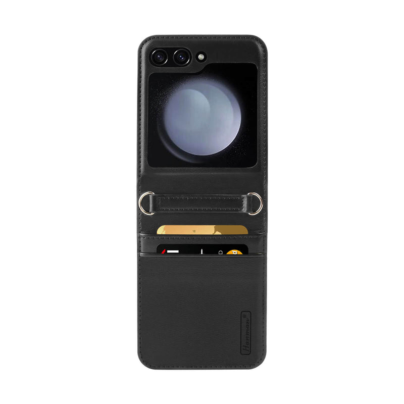 Samsung Galaxy Z Flip 5 2023 Hanman Leather Wallet Phone Case