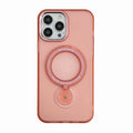 Samsung S22 Ring Holder Series Frosted Translucent Phone Case with 360° Magsafe